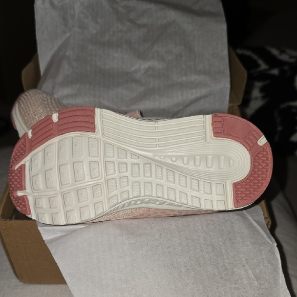 Sparkly Pink Kids Sneakers - Picture 2 of 5